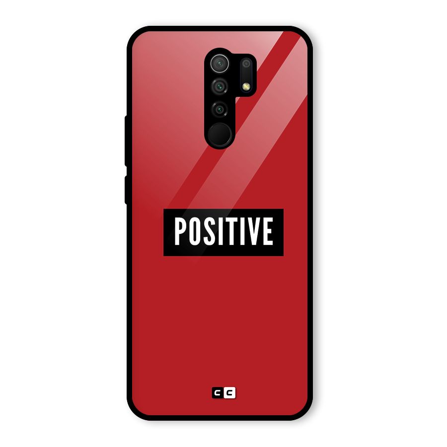 Positive Minimal Glass Back Case for Poco M2