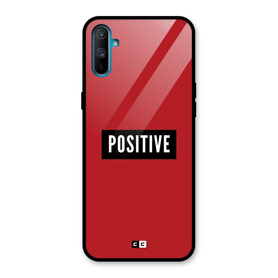 Positive Minimal Glass Back Case for Realme C3