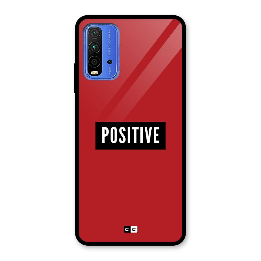 Positive Minimal Glass Back Case for Redmi 9 Power