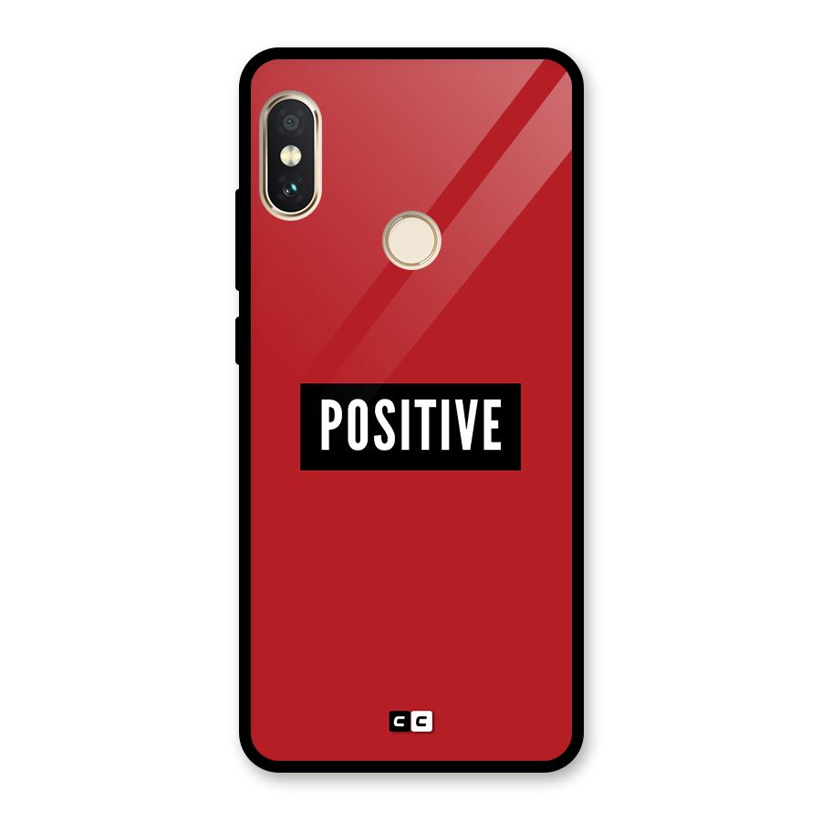 Positive Minimal Glass Back Case for Redmi Note 5 Pro