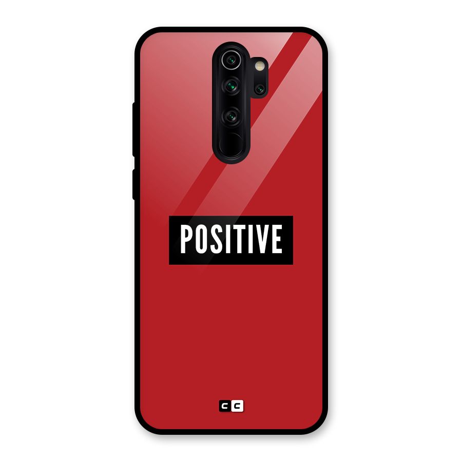 Positive Minimal Glass Back Case for Redmi Note 8 Pro