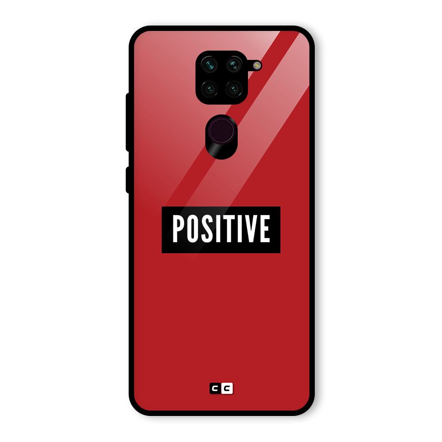 Positive Minimal Glass Back Case for Redmi Note 9