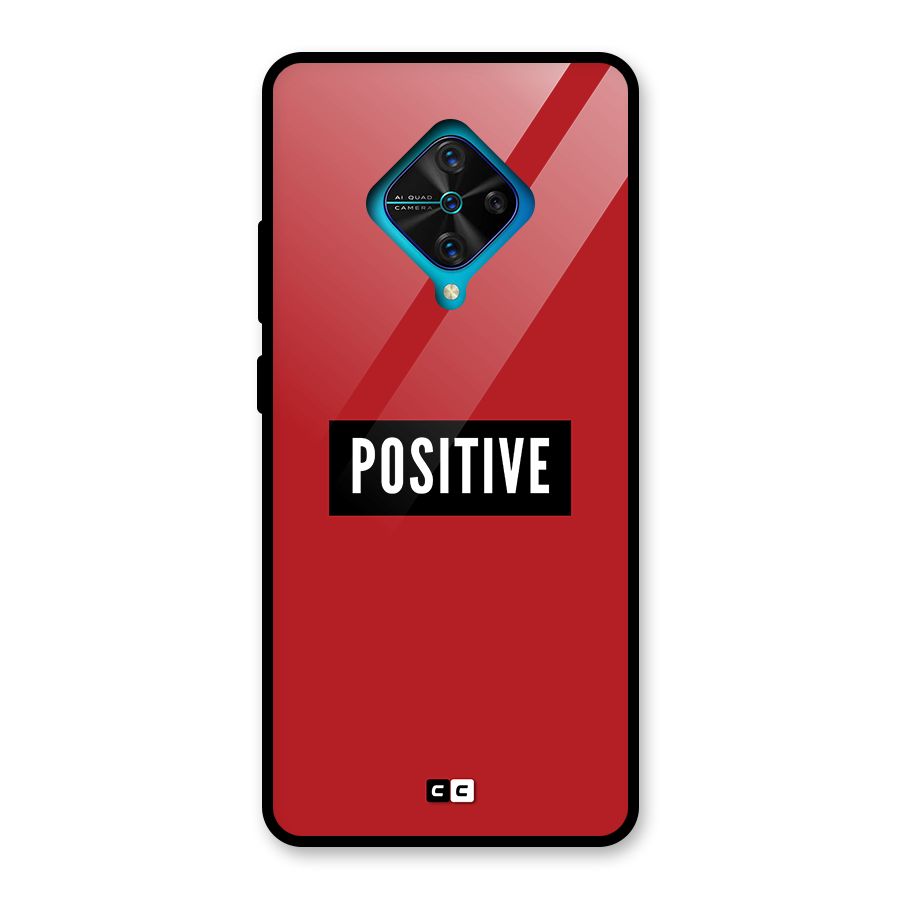 Positive Minimal Glass Back Case for Vivo S1 Pro