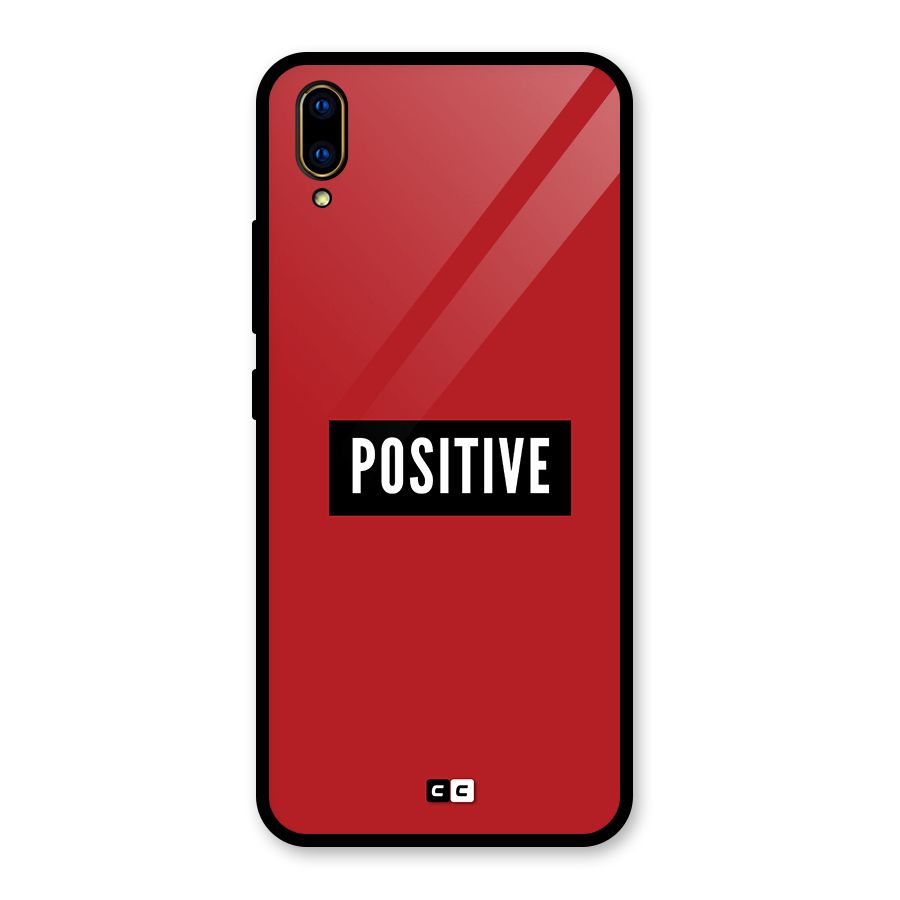 Positive Minimal Glass Back Case for Vivo V11 Pro