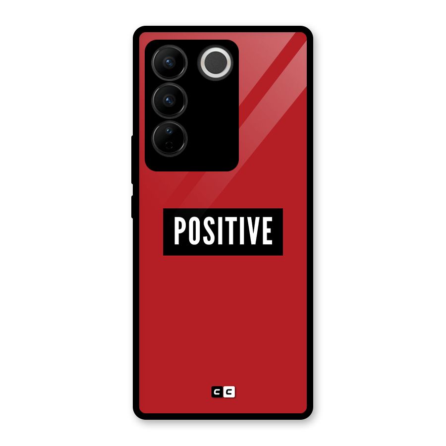 Positive Minimal Glass Back Case for Vivo V27