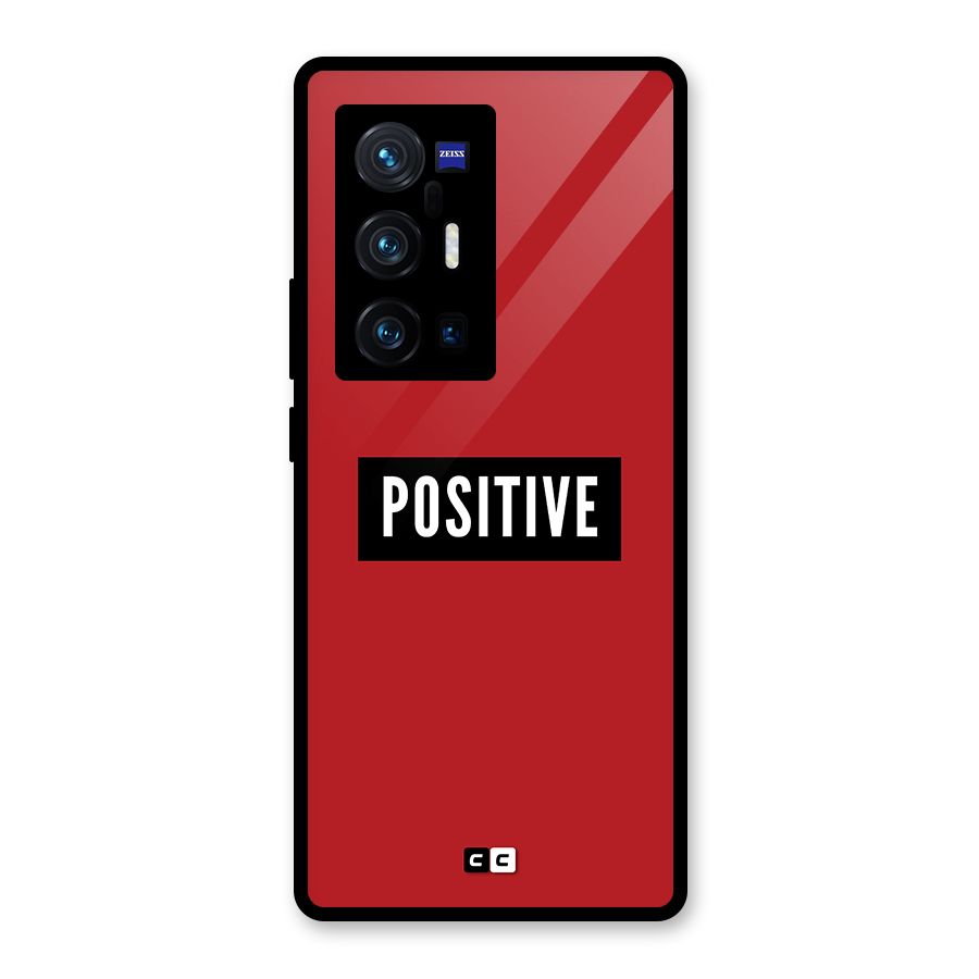Positive Minimal Glass Back Case for Vivo X70 Pro Plus