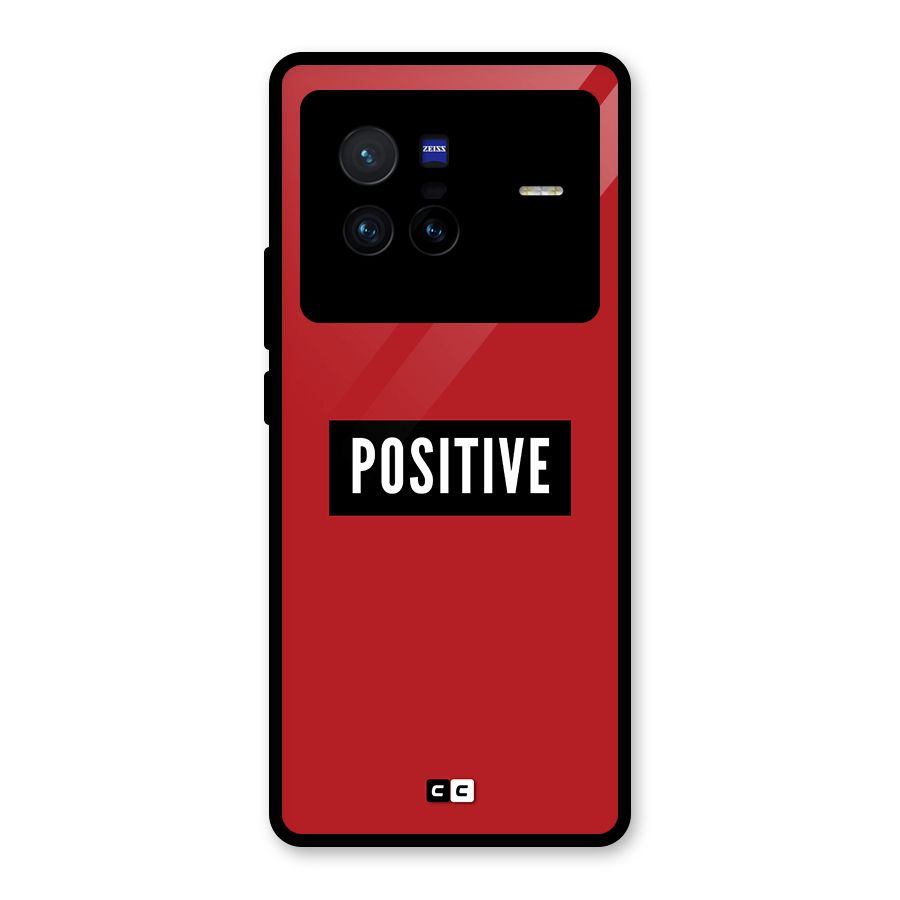 Positive Minimal Glass Back Case for Vivo X80