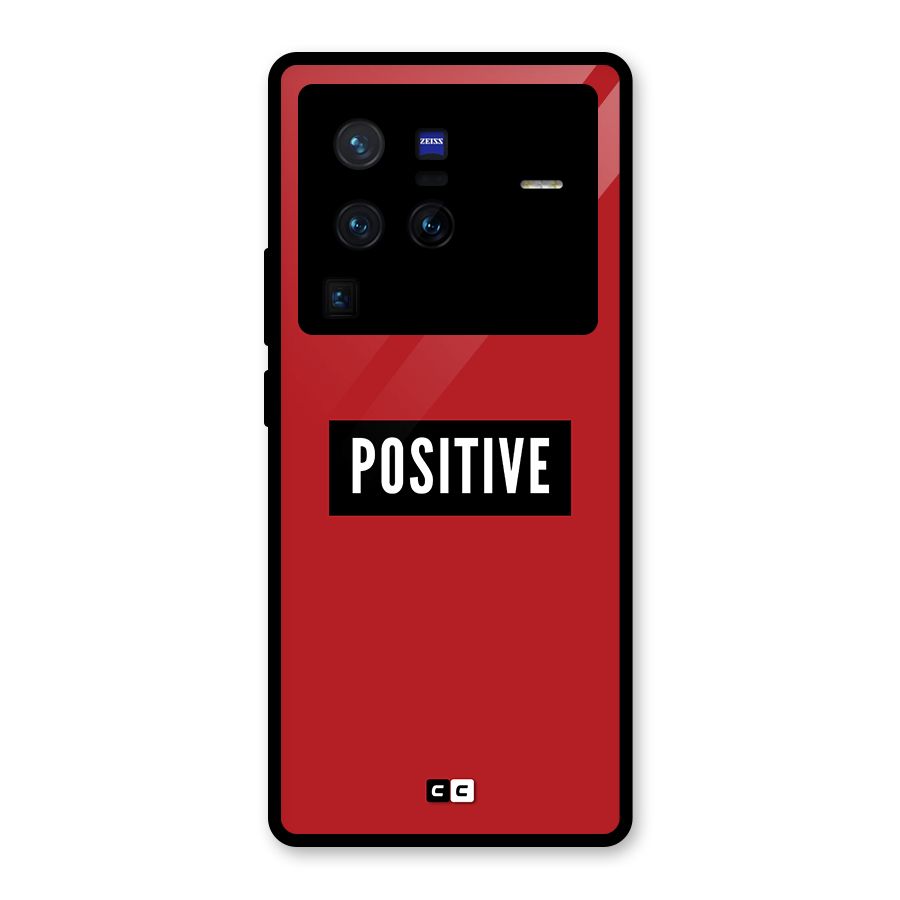 Positive Minimal Glass Back Case for Vivo X80 Pro