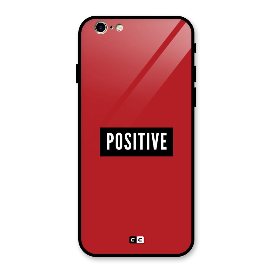 Positive Minimal Glass Back Case for iPhone 6 6S