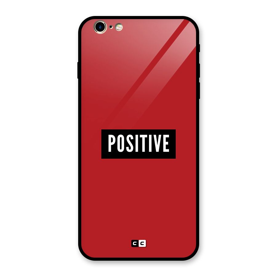 Positive Minimal Glass Back Case for iPhone 6 Plus 6S Plus