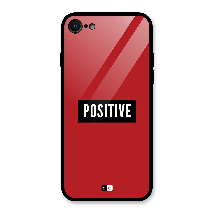 Positive Minimal Glass Back Case for iPhone 7