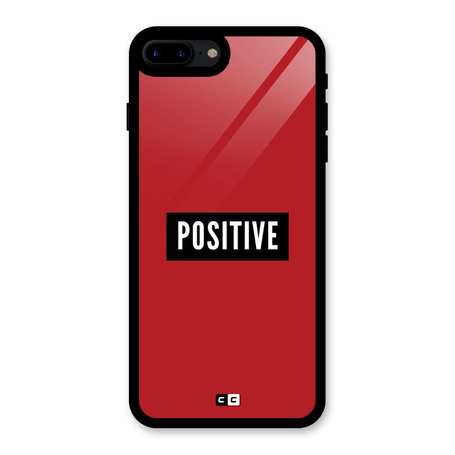 Positive Minimal Glass Back Case for iPhone 7 Plus