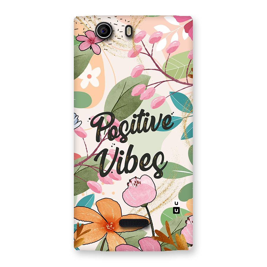 Positive Vibes Back Case for Canvas Nitro 2 E311