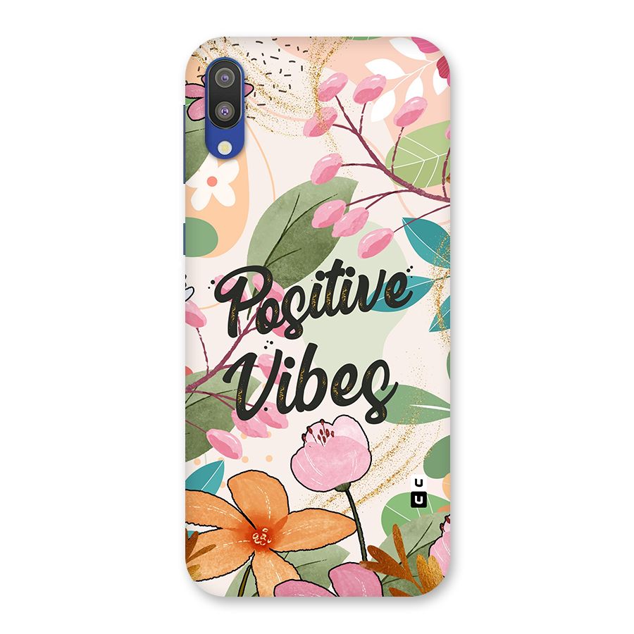Positive Vibes Back Case for Galaxy M10