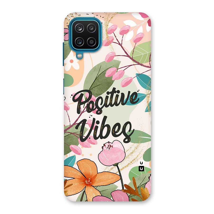 Positive Vibes Back Case for Galaxy M12