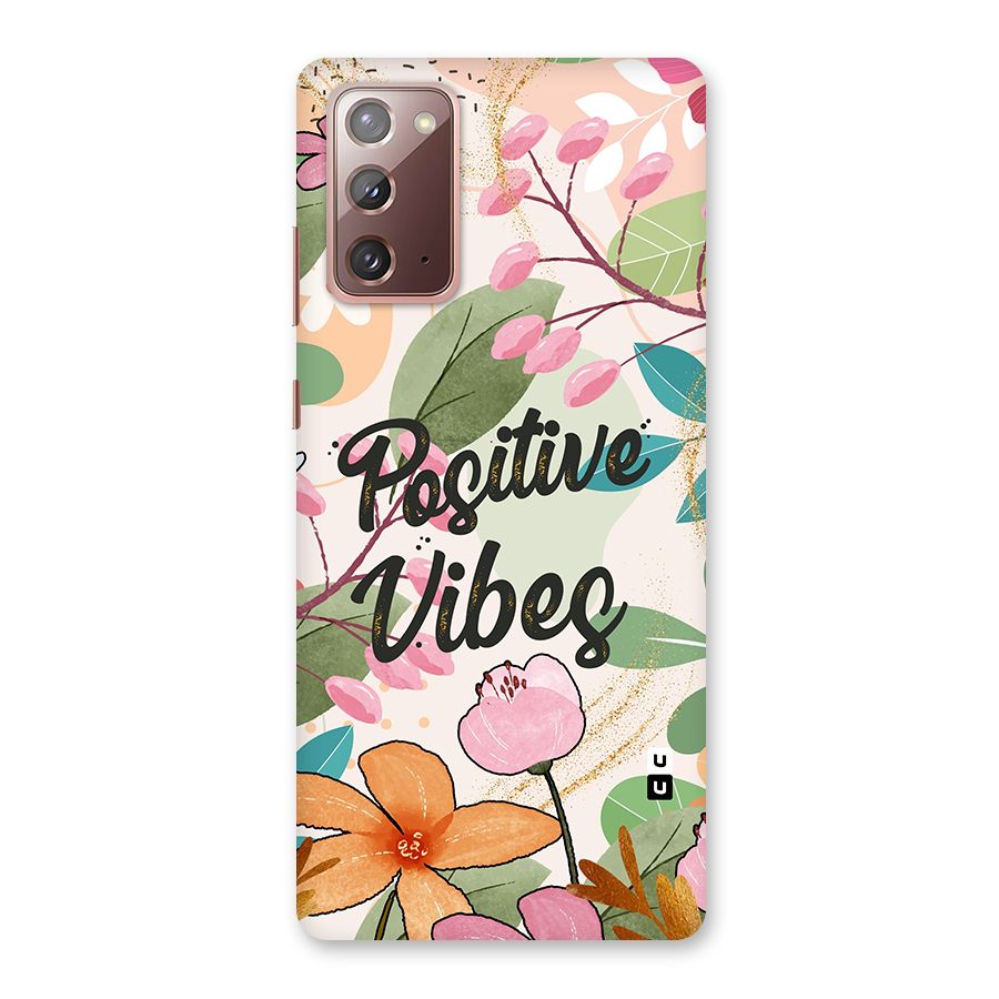 Positive Vibes Back Case for Galaxy Note 20