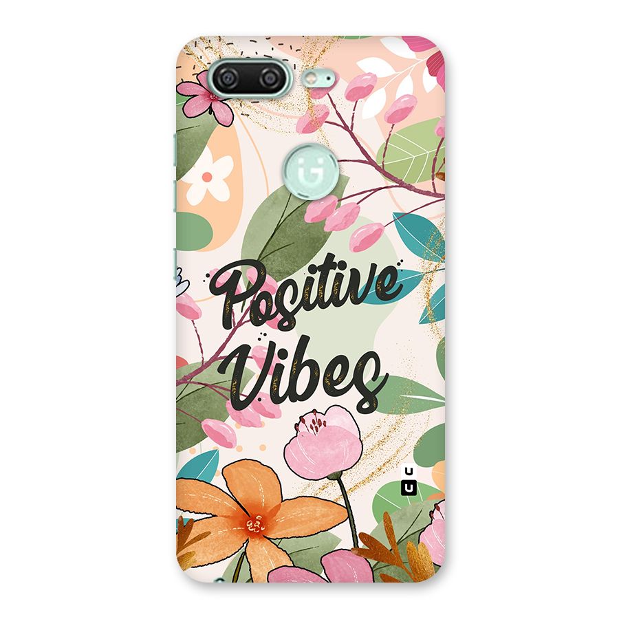 Positive Vibes Back Case for Gionee S10