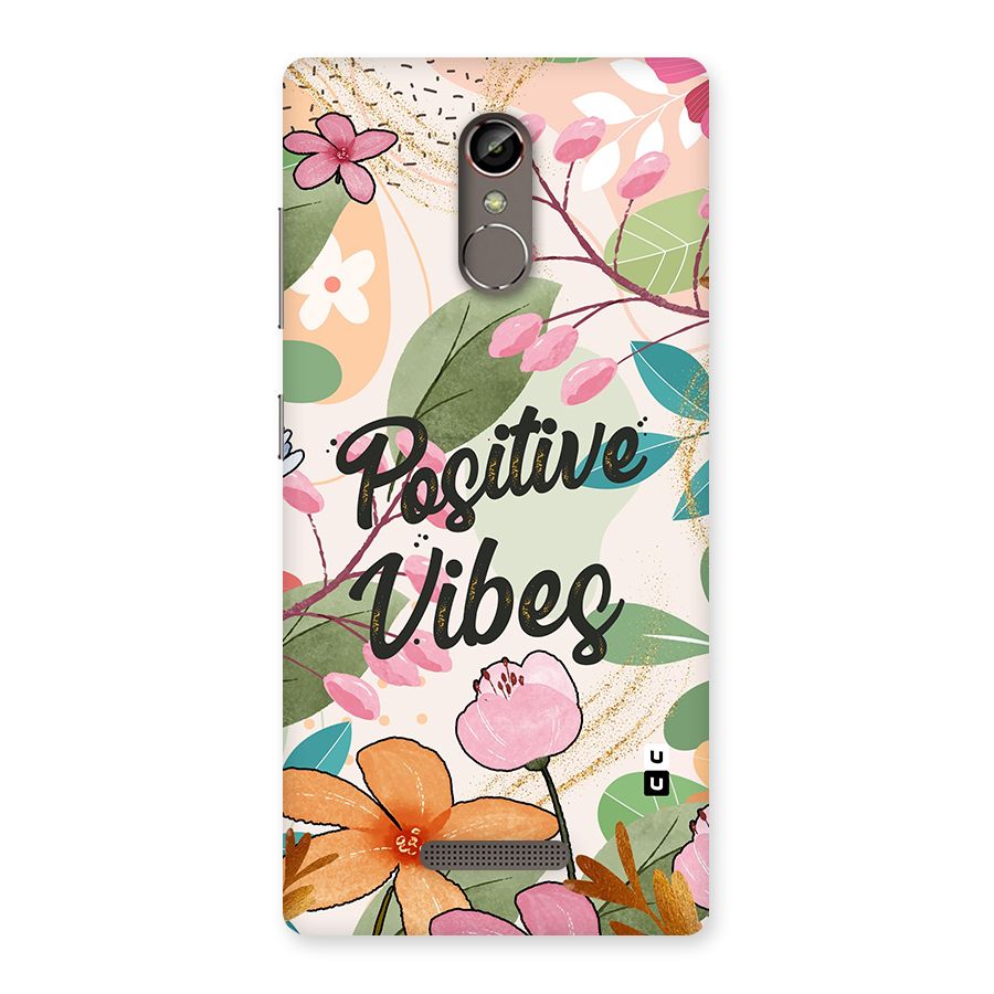 Positive Vibes Back Case for Gionee S6s