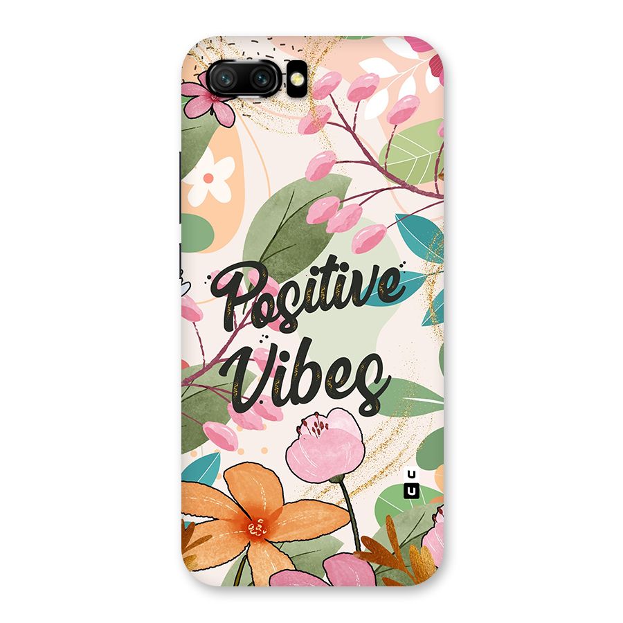 Positive Vibes Back Case for Honor 10