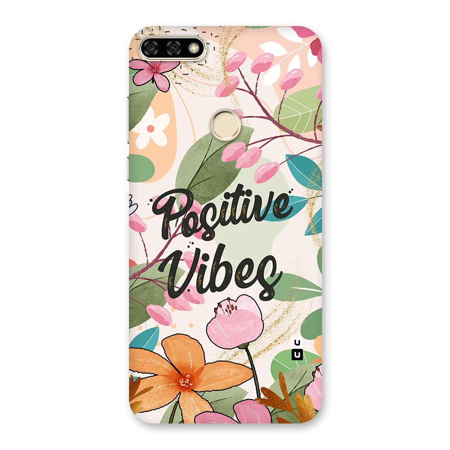 Positive Vibes Back Case for Honor 7A