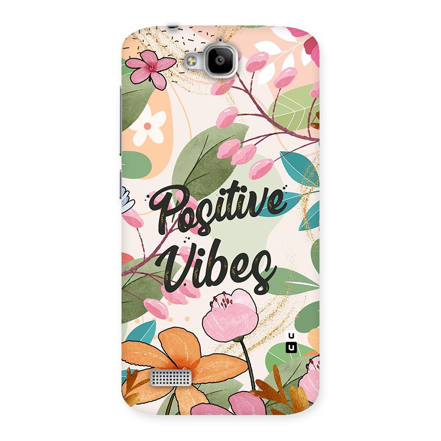 Positive Vibes Back Case for Honor Holly