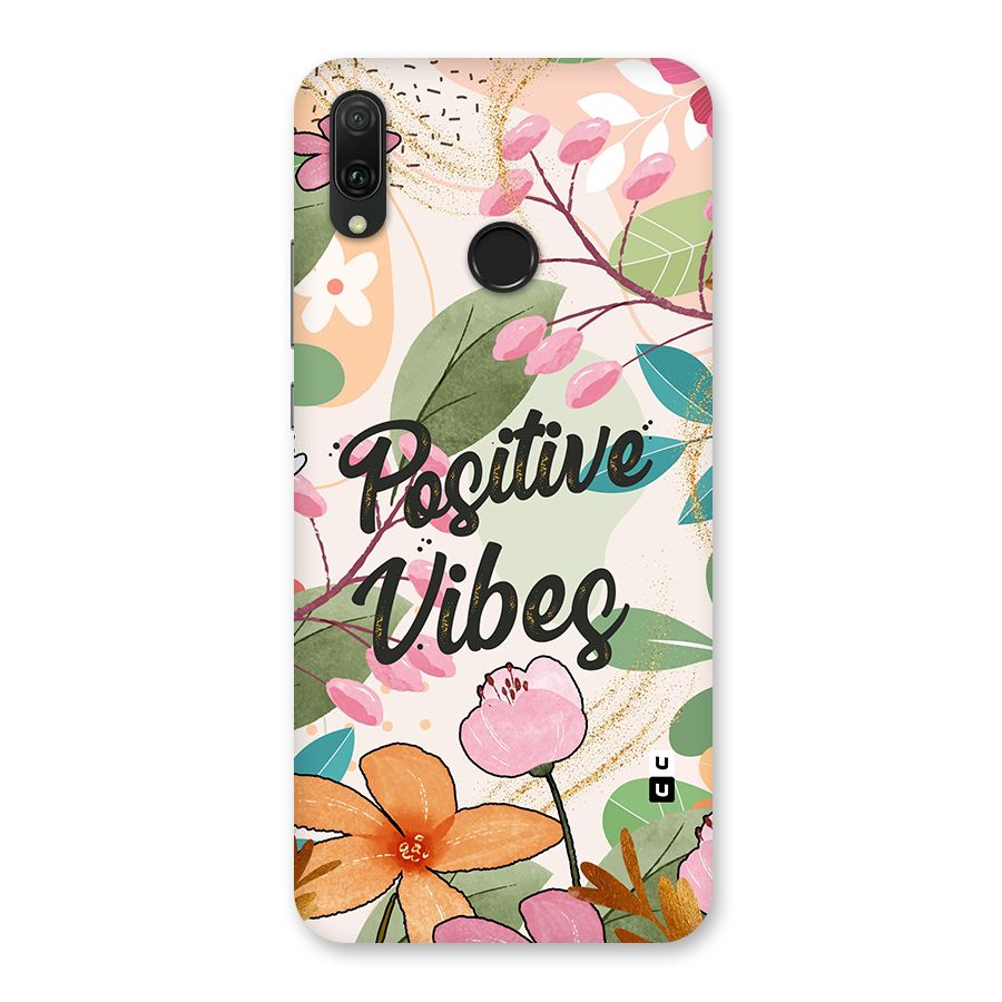 Positive Vibes Back Case for Huawei Y9 (2019)