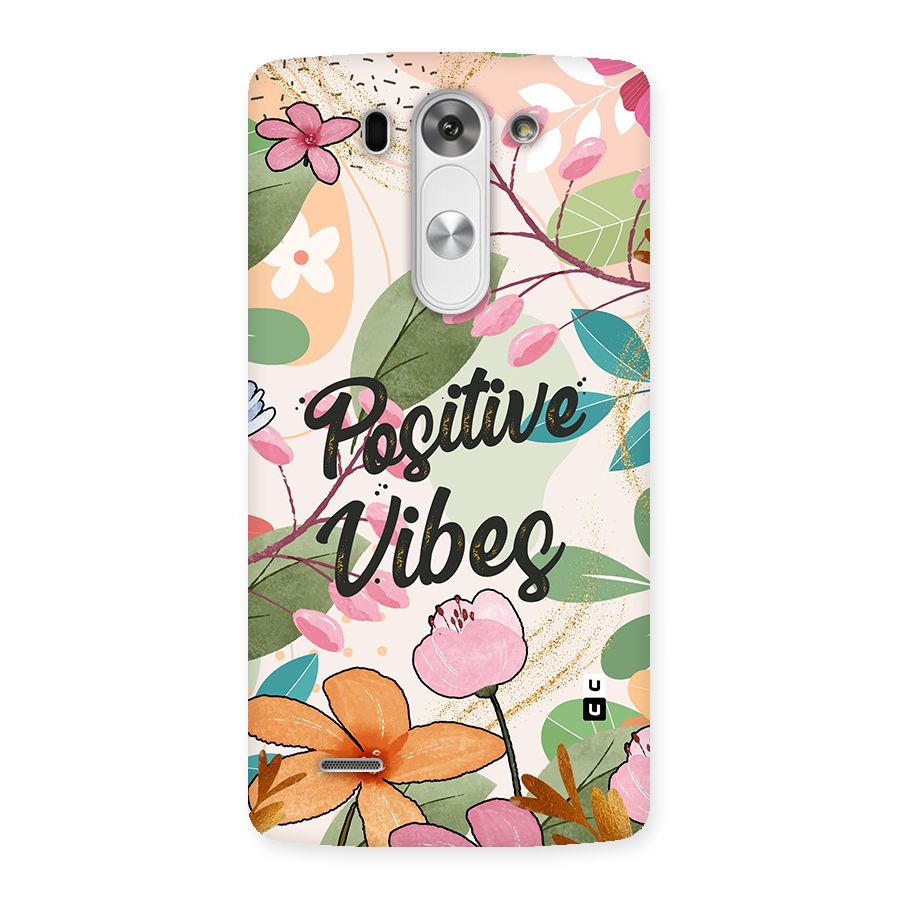 Positive Vibes Back Case for LG G3 Beat