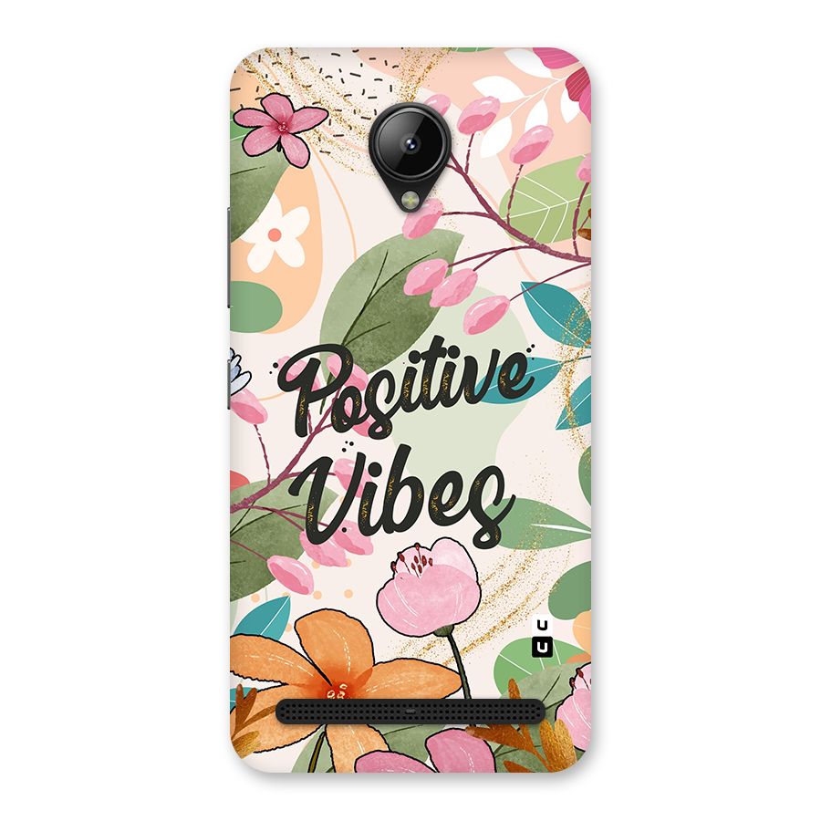 Positive Vibes Back Case for Lenovo C2