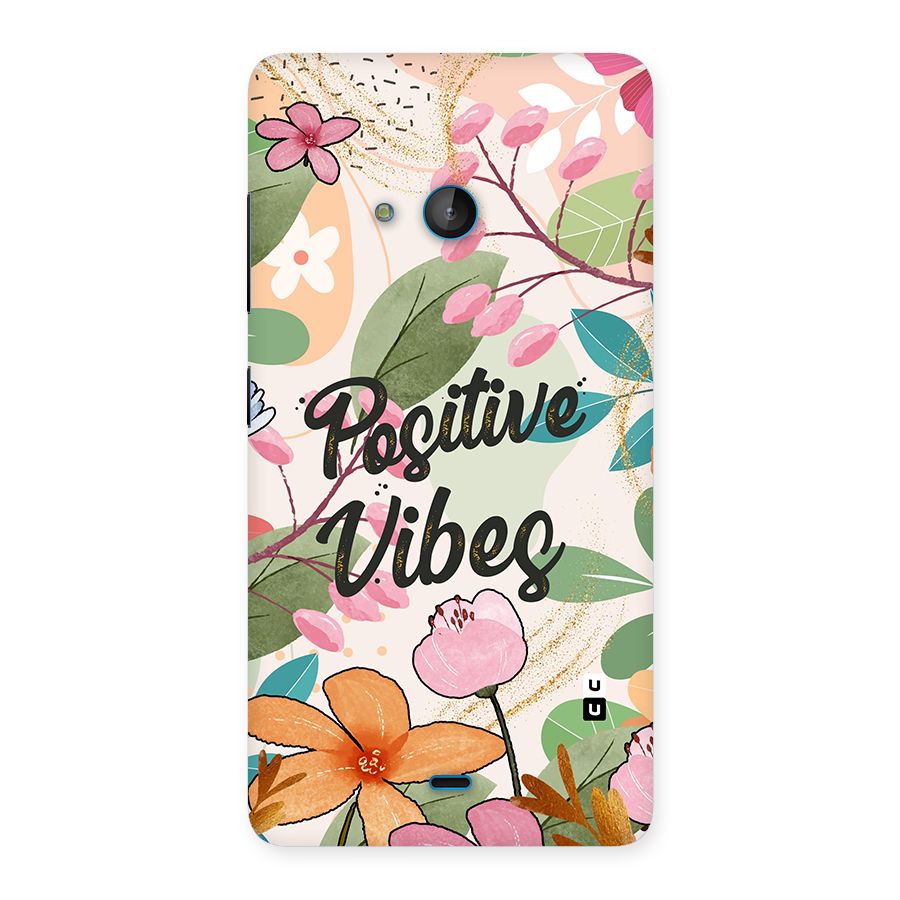 Positive Vibes Back Case for Lumia 540