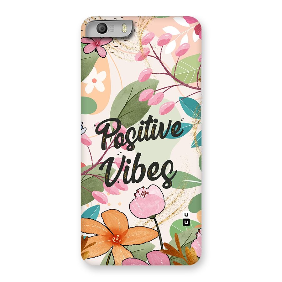 Positive Vibes Back Case for Micromax Canvas Knight 2