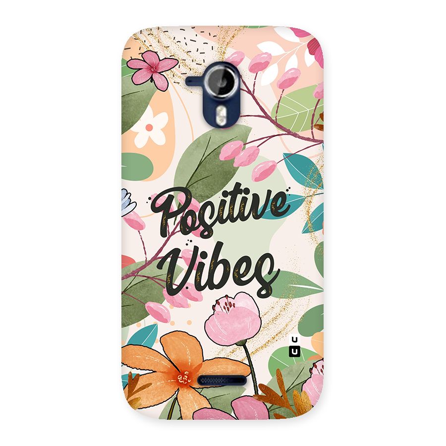 Positive Vibes Back Case for Micromax Canvas Magnus A117