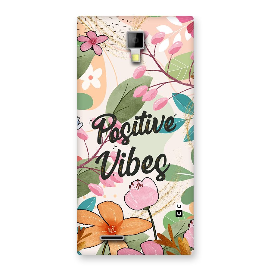 Positive Vibes Back Case for Micromax Canvas Xpress A99