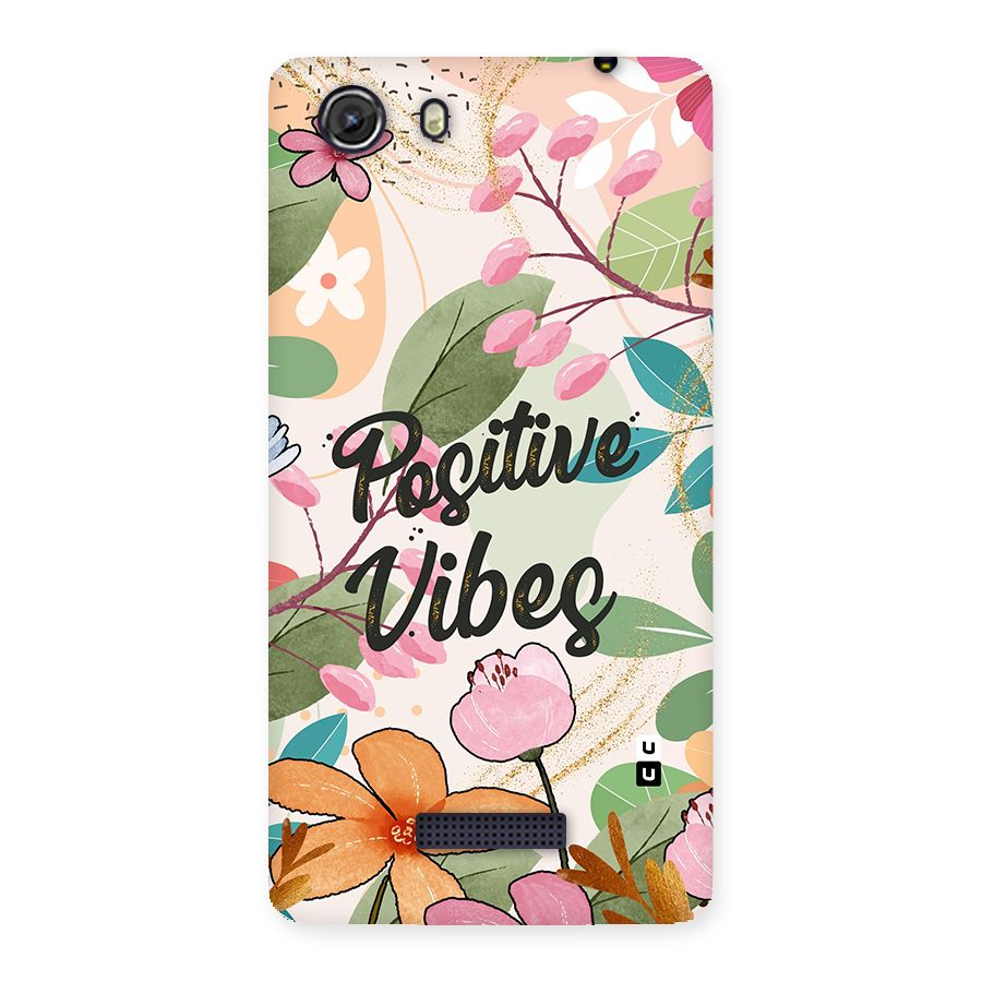 Positive Vibes Back Case for Micromax Unite 3