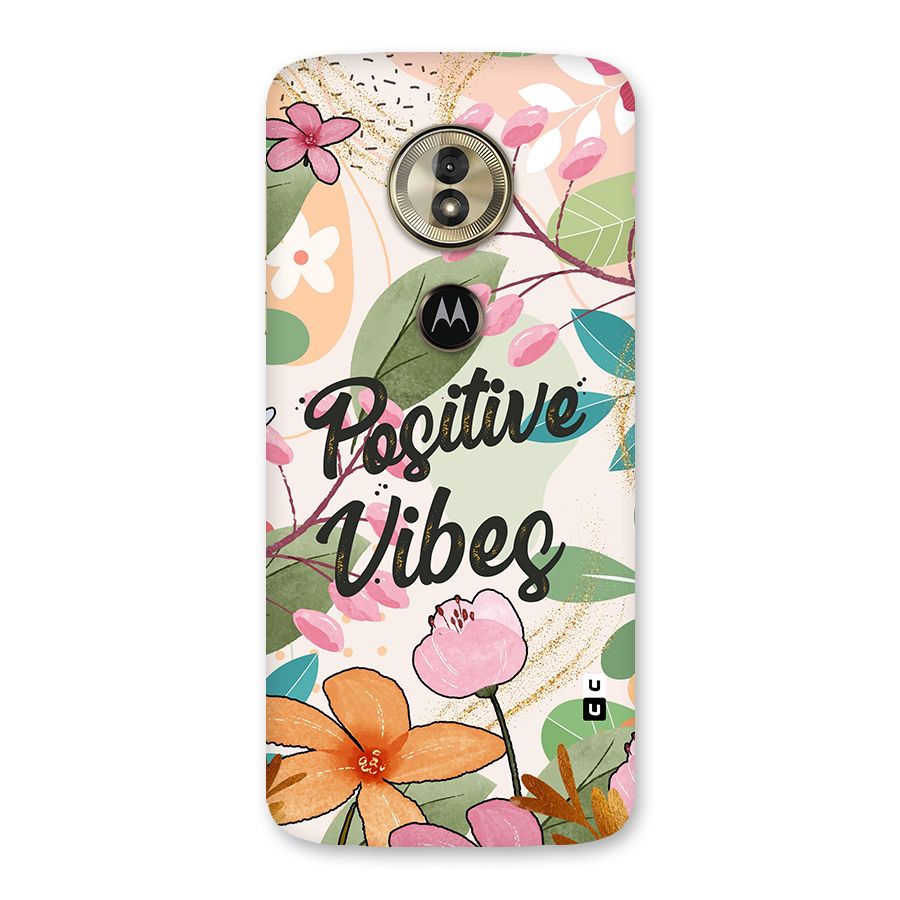Positive Vibes Back Case for Moto G6 Play