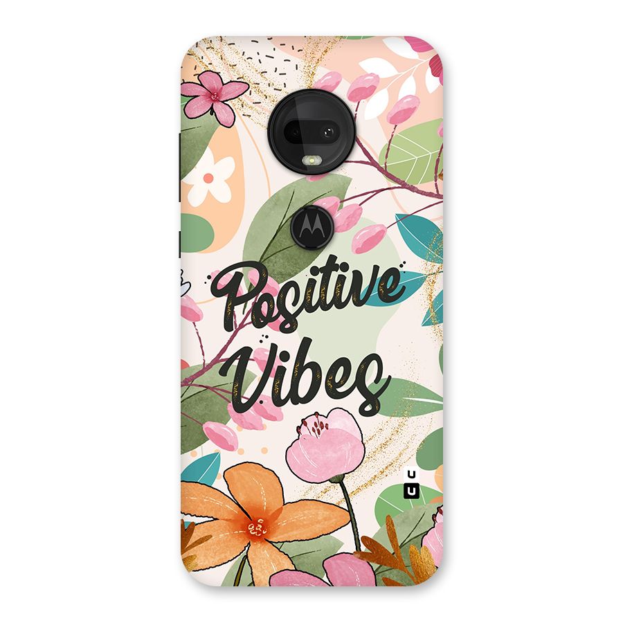 Positive Vibes Back Case for Moto G7