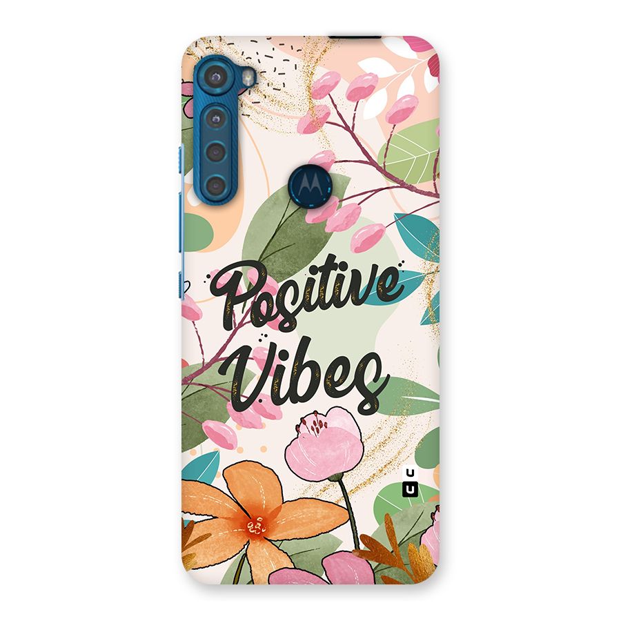 Positive Vibes Back Case for Motorola One Fusion Plus
