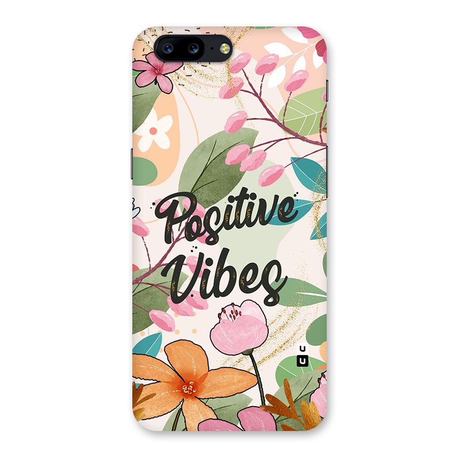 Positive Vibes Back Case for OnePlus 5