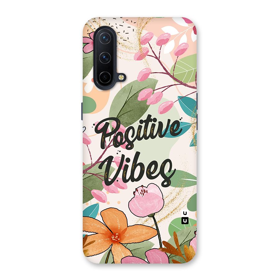 Positive Vibes Glass Back Case for OnePlus Nord CE 5G