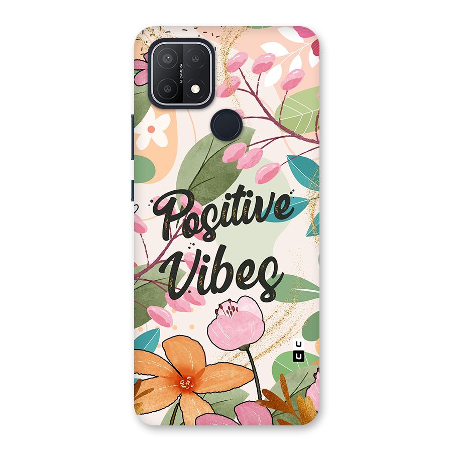 Positive Vibes Back Case for Oppo A15s