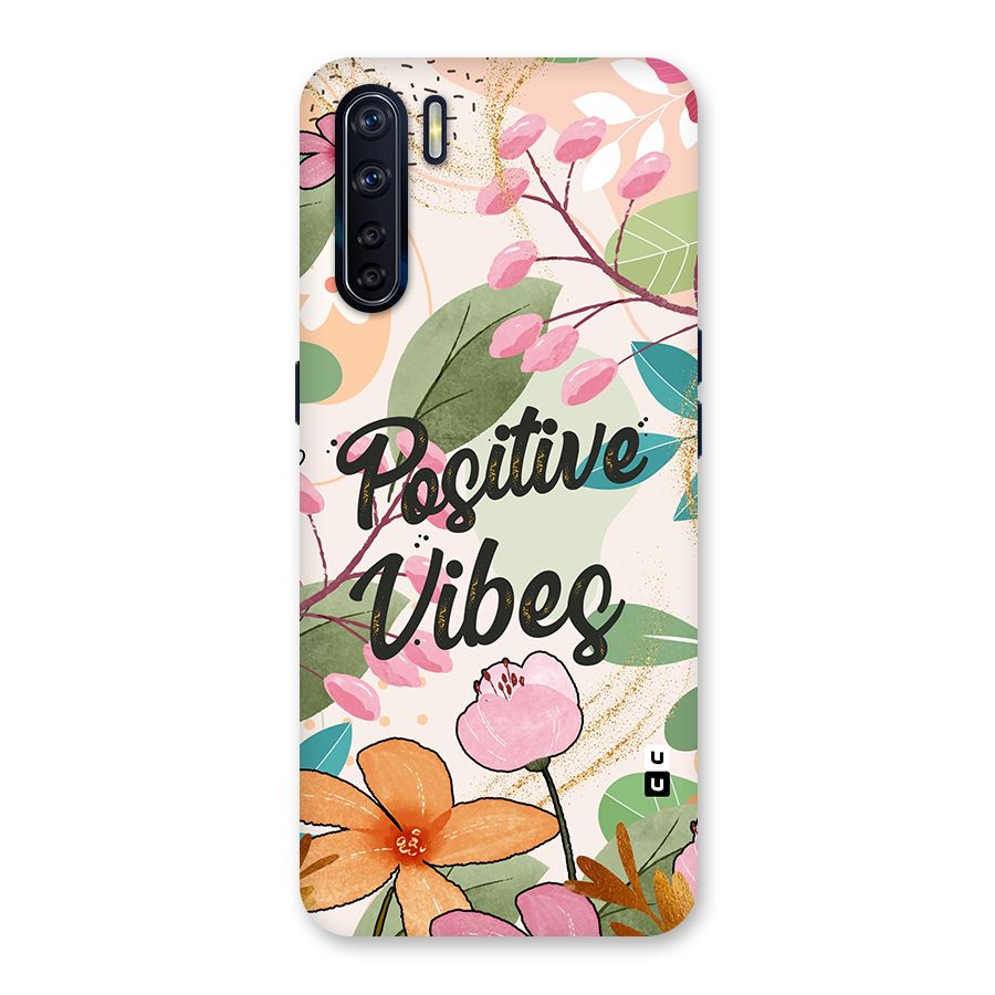 Positive Vibes Back Case for Oppo F15