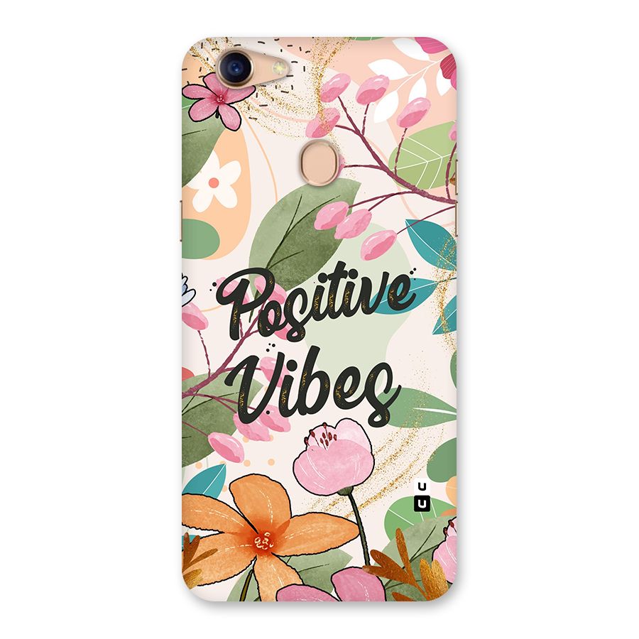 Positive Vibes Back Case for Oppo F5