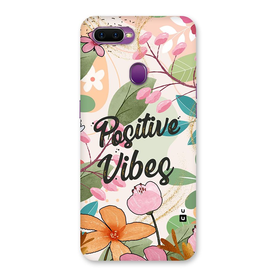 Positive Vibes Back Case for Oppo F9