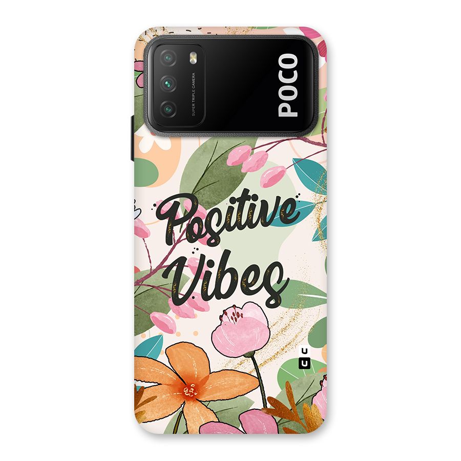 Positive Vibes Back Case for Poco M3