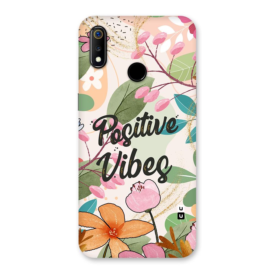 Positive Vibes Back Case for Realme 3
