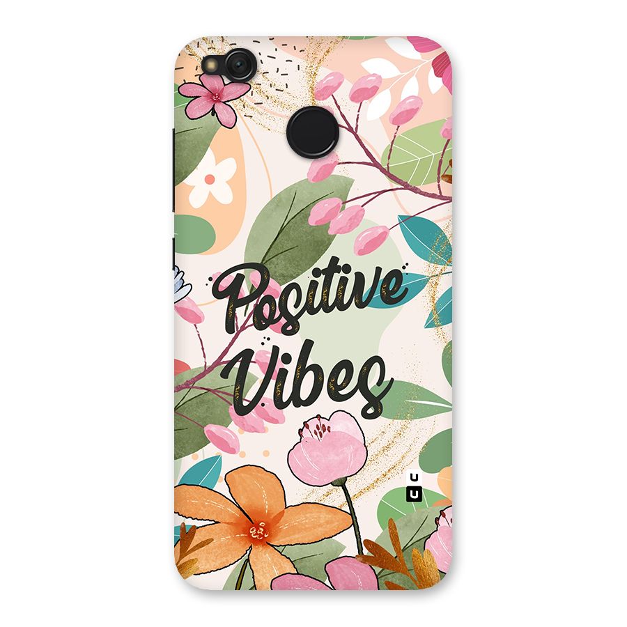 Positive Vibes Back Case for Redmi 4