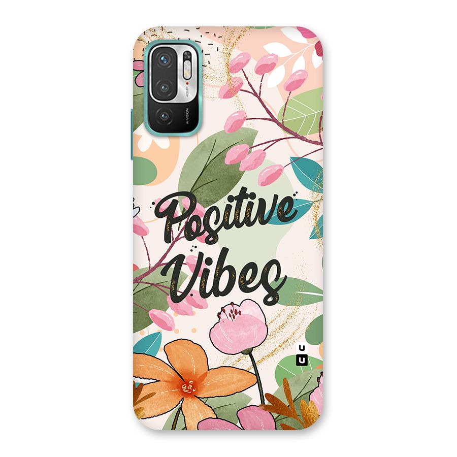 Positive Vibes Back Case for Redmi Note 10T 5G