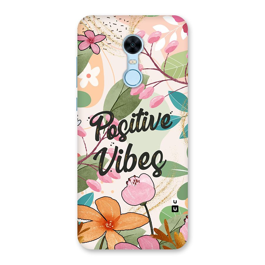 Positive Vibes Back Case for Redmi Note 5