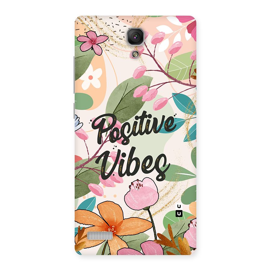 Positive Vibes Back Case for Redmi Note Prime