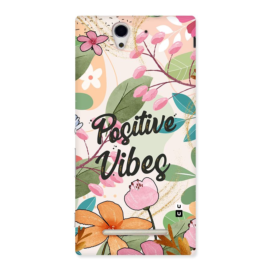 Positive Vibes Back Case for Sony Xperia C3