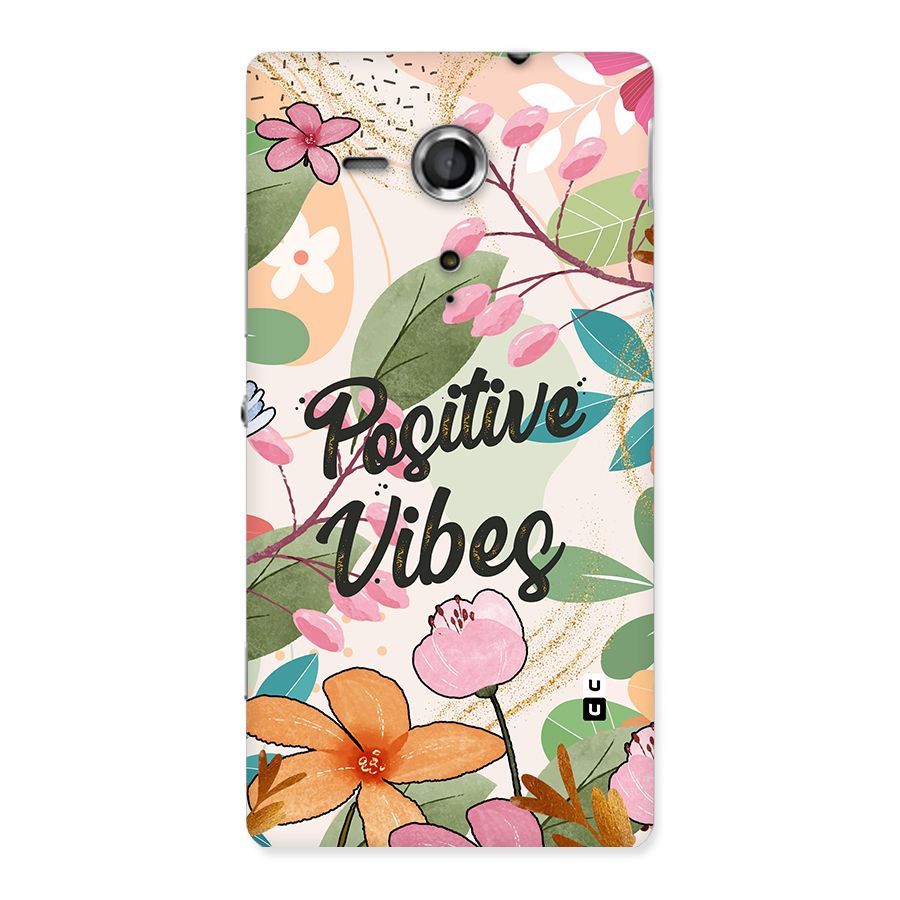 Positive Vibes Back Case for Sony Xperia SP